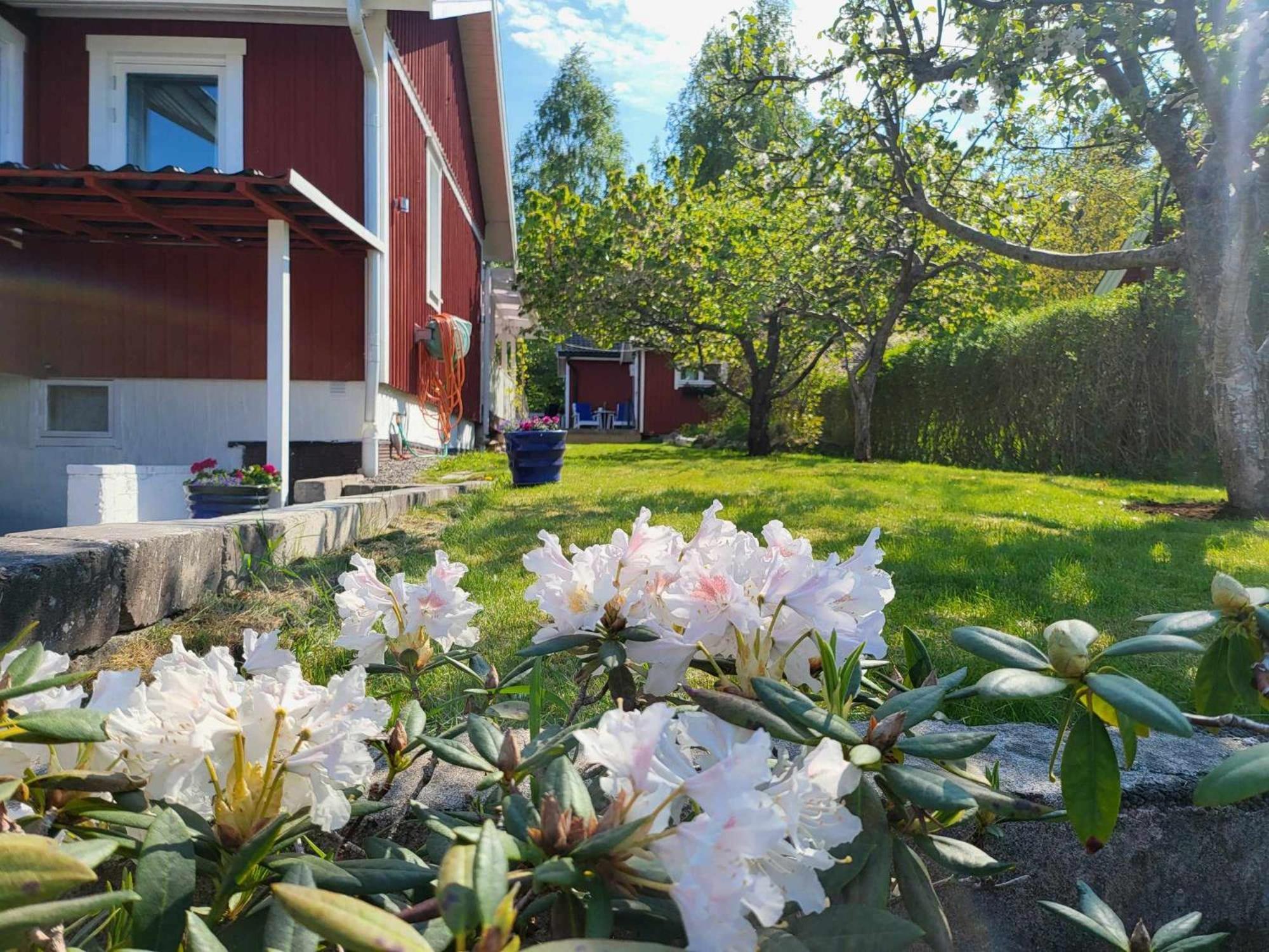 Minihus Med Stor Traedgardstomt Naera Golf Och Hav Trosa Exterior foto